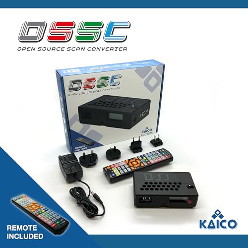 KAICO كايو إصدار OSSC 1.8 محول مسح مفتوح المصدر مع SCART- مكون، VGA إلى HDMI لألعاب الريترو- مضاعف خط RGB بدون تأخير لتحسين تجربة اللعب الكلاسيكية - Image 2