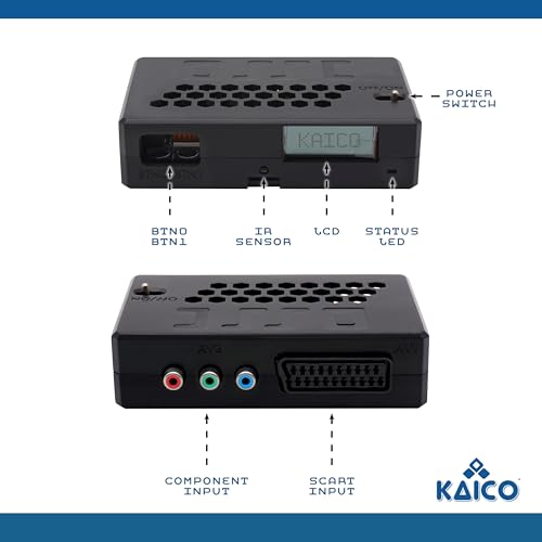 KAICO كايو إصدار OSSC 1.8 محول مسح مفتوح المصدر مع SCART- مكون، VGA إلى HDMI لألعاب الريترو- مضاعف خط RGB بدون تأخير لتحسين تجربة اللعب الكلاسيكية - Image 5