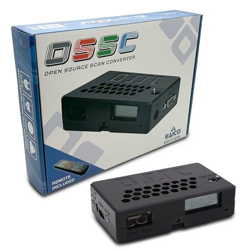 KAICO كايو إصدار OSSC 1.8 محول مسح مفتوح المصدر مع SCART- مكون، VGA إلى HDMI لألعاب الريترو- مضاعف خط RGB بدون تأخير لتحسين تجربة اللعب الكلاسيكية - Image 1