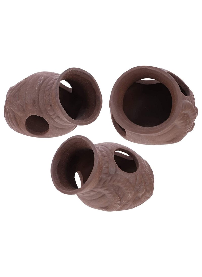 واي آند دي Aquarium Cave Decorations, Betta Hideout Fish Tank Accessories Shrimp Cichlid Natural Breeding Hiding Stones Small Hideaway Decor Hide Toys Rock House  - Image 1