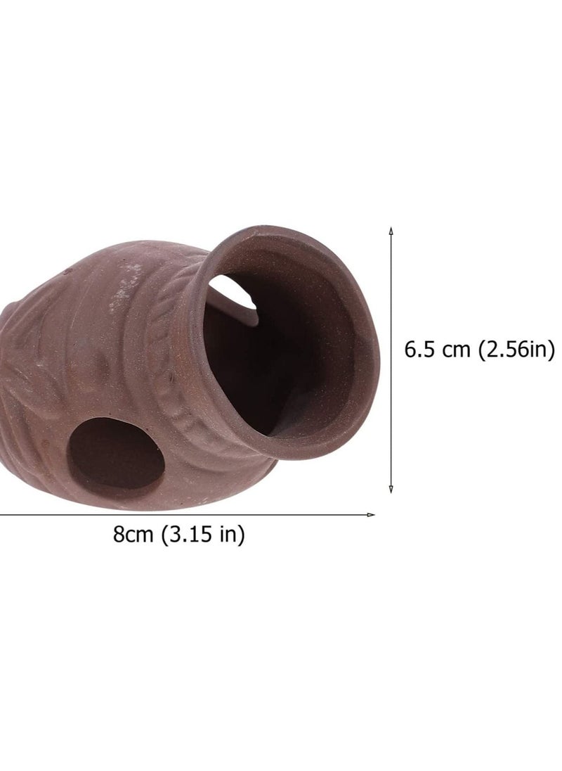 واي آند دي Aquarium Cave Decorations, Betta Hideout Fish Tank Accessories Shrimp Cichlid Natural Breeding Hiding Stones Small Hideaway Decor Hide Toys Rock House  - Image 5