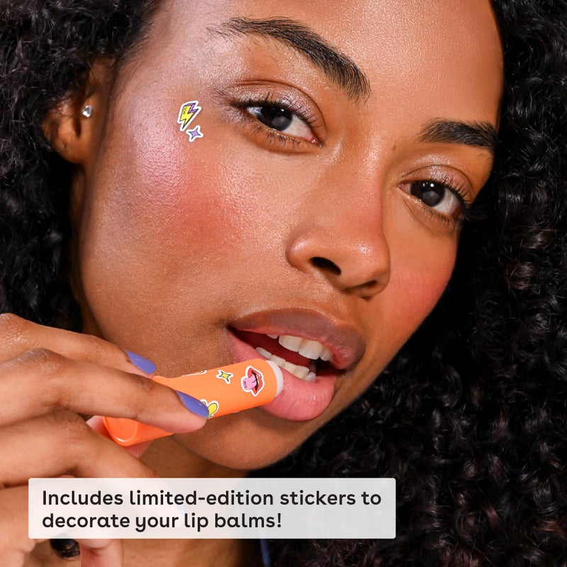 eos Flavor Lab Secret Menu Lip Balm Gift Set - 'Nilla Milkshake, Limited-Edition, Moisturizing, Hydrating, Dry Lips, Variety Pack, 0.14 oz, 4-Pack - Image 3