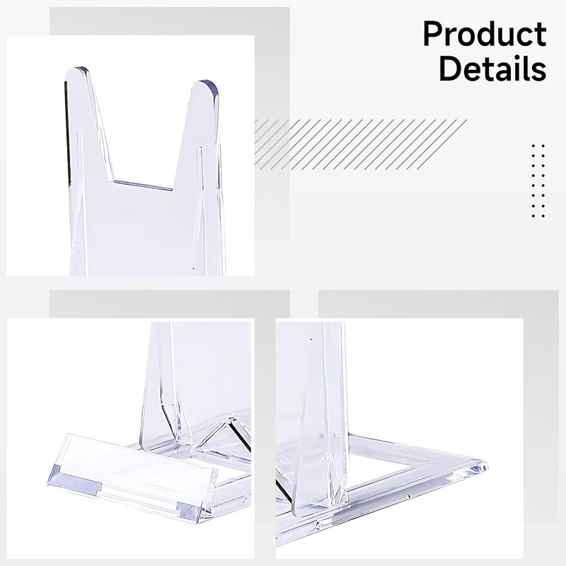Clear Acrylic Easels, 20-Pack Book Stands, Holders - Image 2
