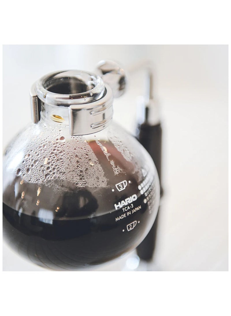 Hario Technica Syphon Coffee Maker - 3 Cup - Made of Glass - Image 5