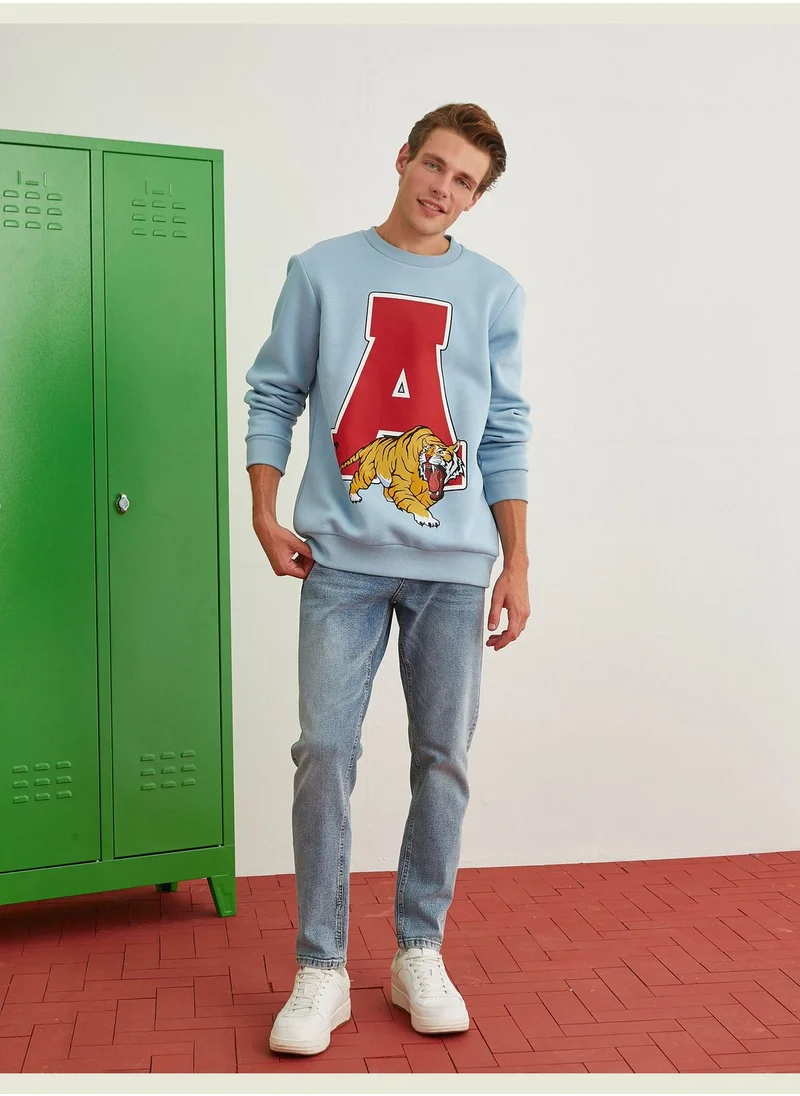 كوتون Printed Basic Sweatshirt