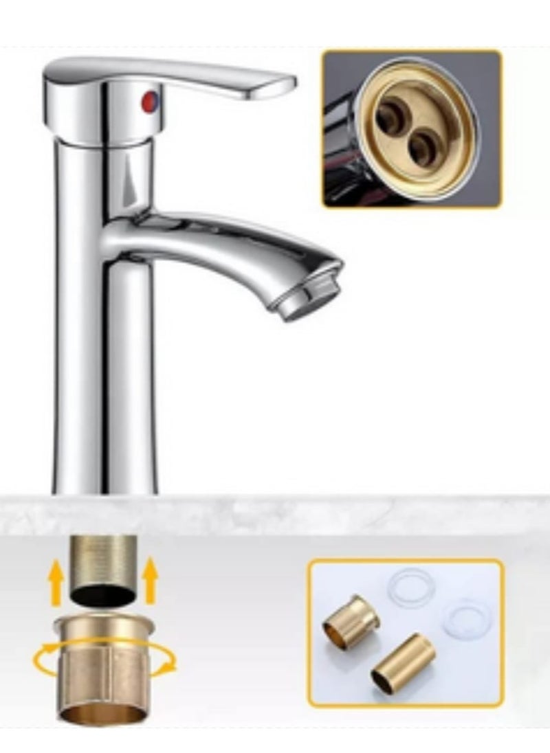 Generic - Italian High-Quality Bathroom Faucet – Elegant Chrome Finish, Rust-Resistant, Durable & Easy to Use - Image 1