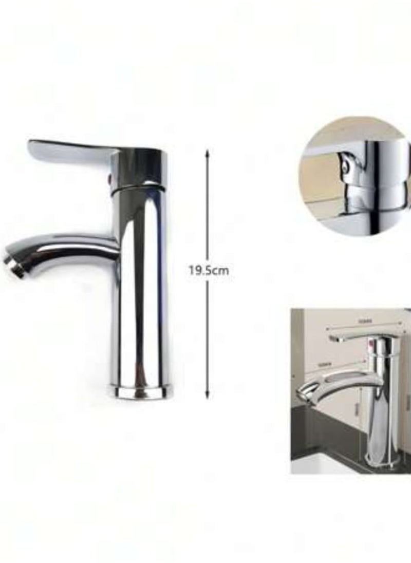 Generic - Italian High-Quality Bathroom Faucet – Elegant Chrome Finish, Rust-Resistant, Durable & Easy to Use - Image 1