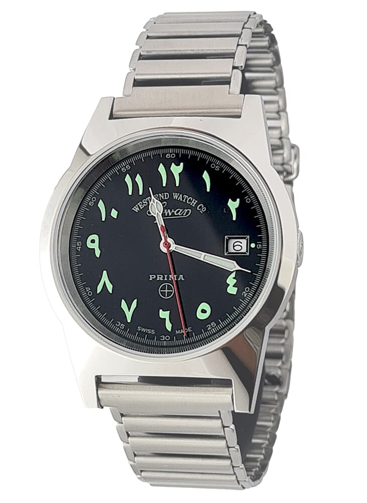 West End Watch Co ساعة ويست إند كو بمينا عربي ستانلس ستيل للرجال 6841_10_0788R  - Image 1
