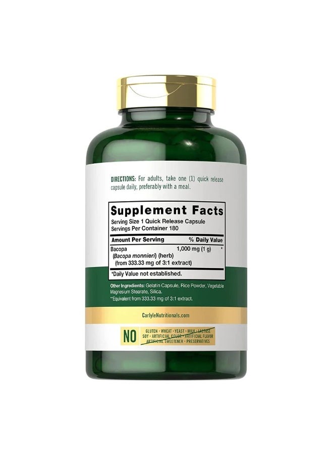 كارلايل باكوبا مونيري، 180 كبسولة - Image 2