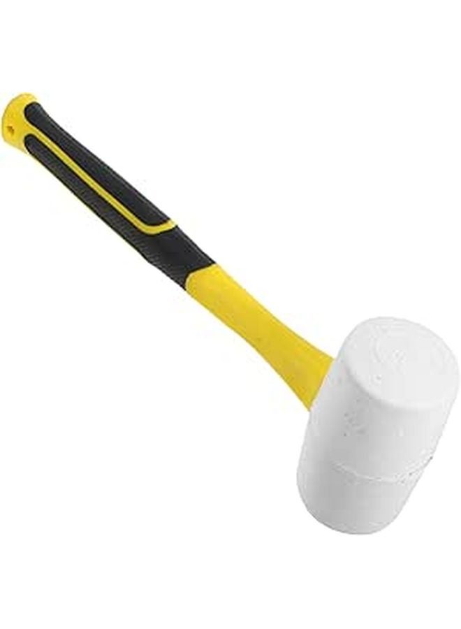 500G Fiberglass Handle Rubber Mallet Non Slip Flooring Installation Woodworking Tool - Image 1