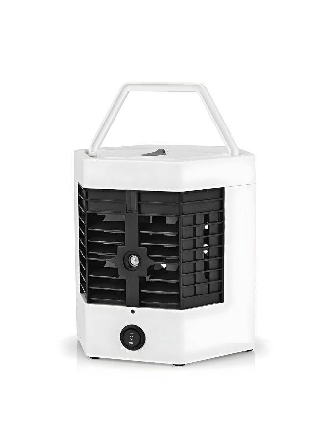 KW-52500 Portable Air Cooler 3-in-1 Personal Air Cooling Fan with Humidifier & Purifier Ultrasonic Mist, Top-Fill Water Tank, Ice Chamber, Adjustable Air Vents, 120° Wide Angle Airflow, USB Powered Mini AC for Home Office Bedroom Camping - Image 2