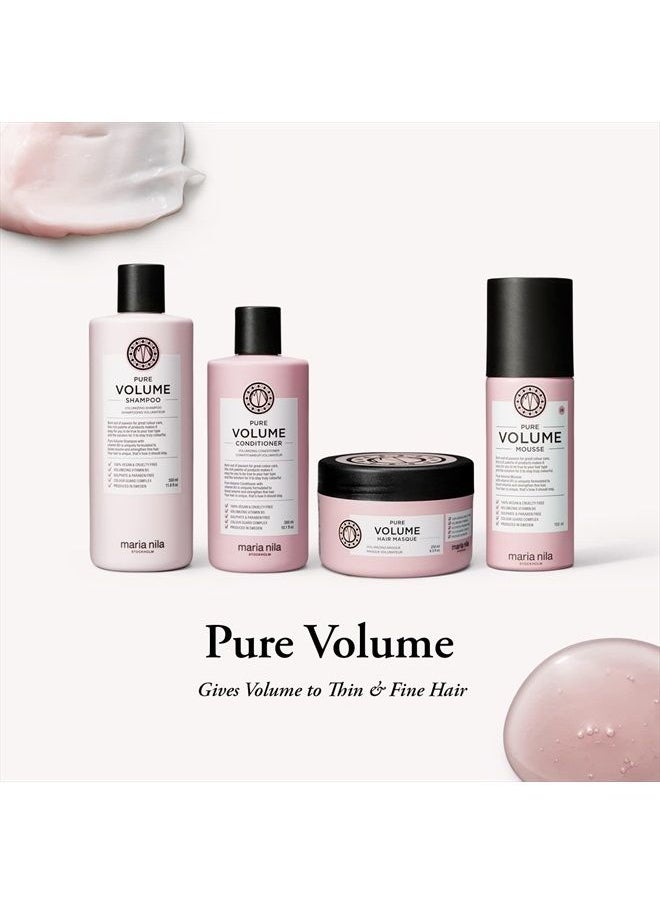 Maria Nila Pure Volume Shampoo, 11.8 Fl Oz / 350 ml, Vitamin B5 Gives Volume to Thin & Fine Hair, 100% Vegan & Sulfate/Paraben free  - Image 3