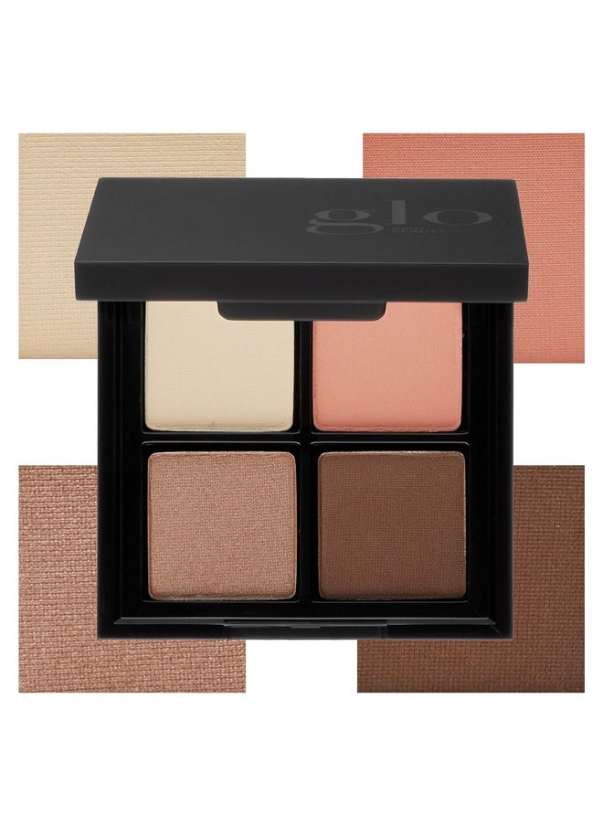 Glo Skin Beauty Eye Shadow Quad Four Expertly Matched Shades For A Custom Eye Statement (Bon Voyage)  - Image 1