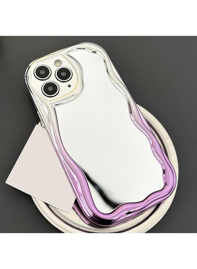 S-TOP Case For iPhone 11 Pro Max Gradient Wave Mirror TPU Phone Case - Image 1