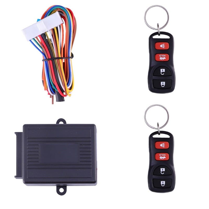Vehicle Security System with Keyless Entry Remote Control and Central Locking - Image 2