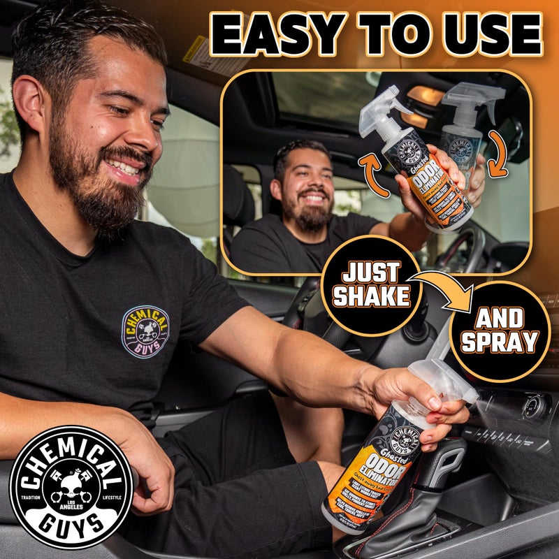 Chemical Guys SPI23216 Ghosted Complete Interior Vehicle Odor Eliminator, Great for Cars, Trucks, SUVs, RVs, Home, Office & More, 16 fl oz - Image 3