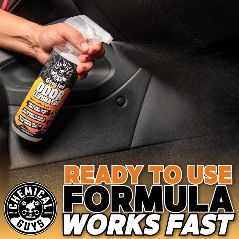 Chemical Guys SPI23216 Ghosted Complete Interior Vehicle Odor Eliminator, Great for Cars, Trucks, SUVs, RVs, Home, Office & More, 16 fl oz - Image 5