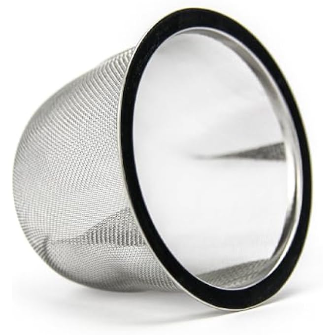 ريحني إبريق شاي من الحديد الزهر متين مع مكيف لشاي فضفاض مطلى بمقاس داخلي 05 لتر بلو بلاك - Image 4