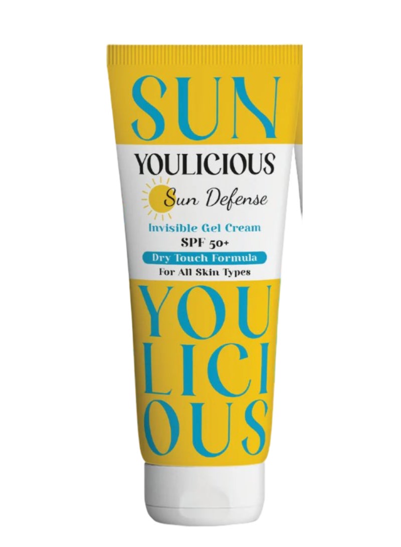 Youlicious sun defense invisible spf50 gel cream 60gm
