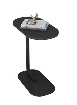 C Shaped End Table, Side Table for Couch and Bed, Small Side Table, TV Tray Table for Small Spaces, Living Room, Bedroom, Rustic Snack Table 45*30*63CM - view 2