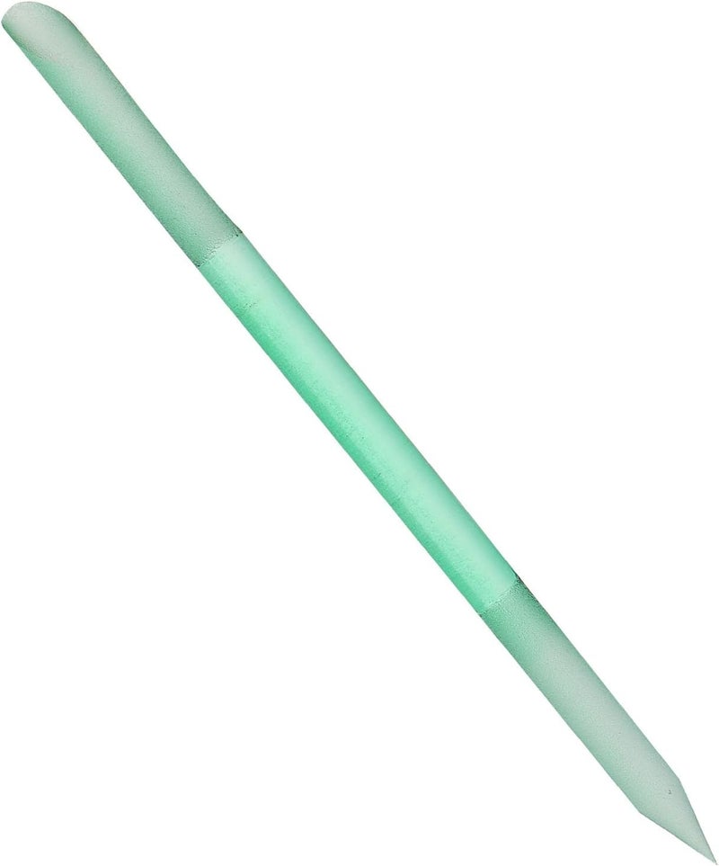 Nano Glass Nail File Double-Ended Green Manicure Stick for Women, Fine Grit Buffer Tool for Cuticle Care and Fingernail Shaping at Home Or Salon Use - Image 1
