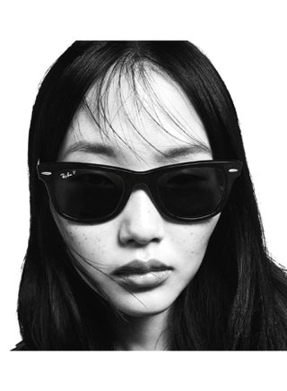 Unisex Unisex UV Protection Aviator Shape Acetate Sunglasses RB2140F 901/58 54-18 - Lens Size: 54 Mm - Black - view 3