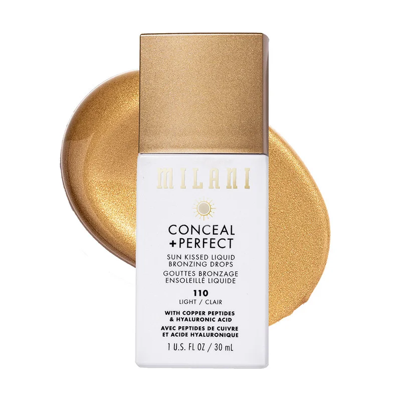Milani Milani Conceal + Perfect Sun Kissed Liquid Bronzing Drops 110 Light