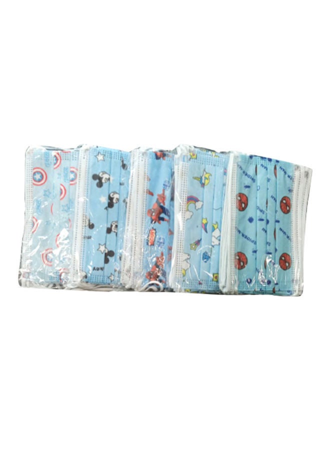 NIBEMINENT 50-Piece 3 Kids Disposable Face Assorted Mask - Image 1