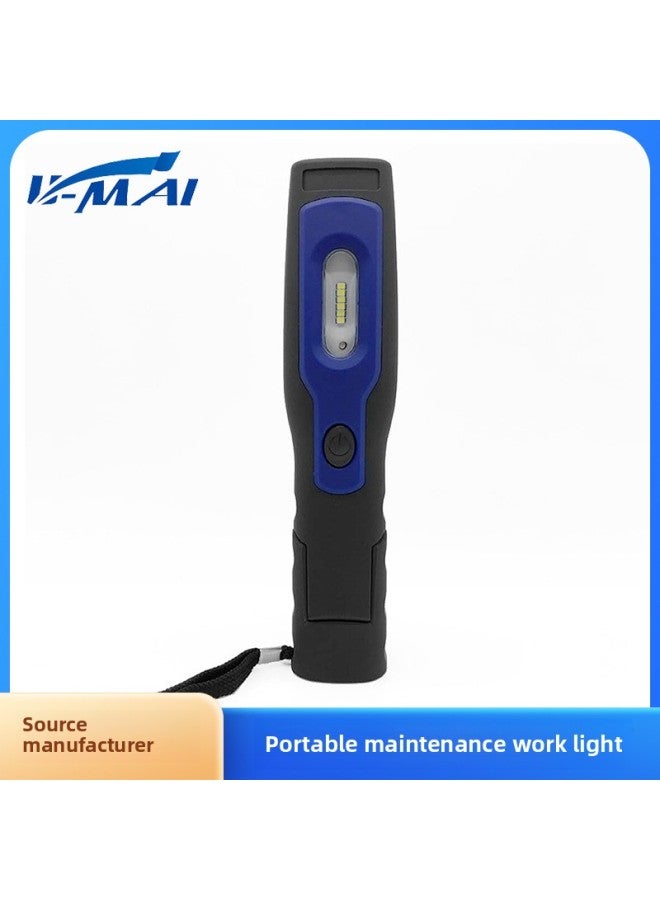Loquat Hood Work Light Led Rechargeable Work Light Lighting Fixtures Auto Repair Maintenance Marine Magnetic Hook Work Light-Power:UM-0504A - Image 1