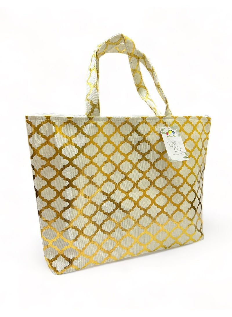 بارتي تايم حقيبة حمل المتسوقين الأنيقة بسحاب 43*9.5*30 سم توريد حقائب الموضة الأنيقة - Image 1