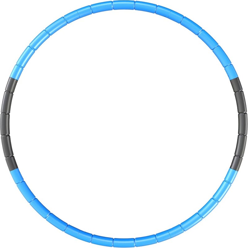 بوهوس Kids Fitness Hoop - Weight & Size Adjustable- Body Building Plastic Children Gymnastics Toys- Diameter 26.5 Inches - Image 1
