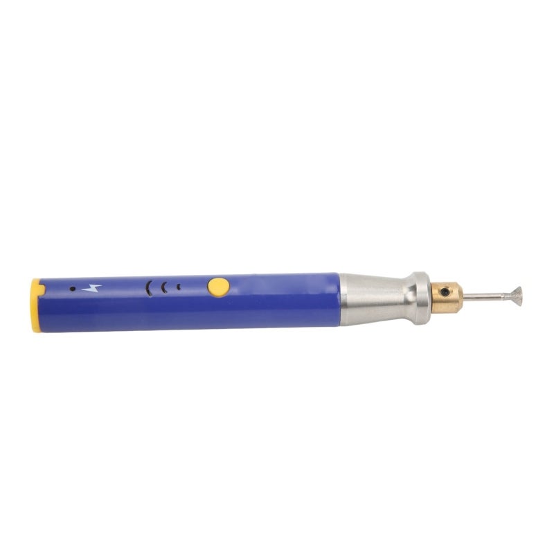 Rechargeable Electric Engraving Pen - Alloy Steel with 9 Grinding Heads - 3 Speed Levels - Low Noise USB Sanding Tool for Electronics Repair - Image 4