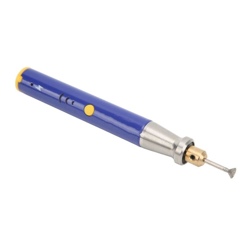 Rechargeable Electric Engraving Pen - Alloy Steel with 9 Grinding Heads - 3 Speed Levels - Low Noise USB Sanding Tool for Electronics Repair - Image 3