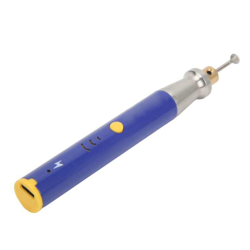 Rechargeable Electric Engraving Pen - Alloy Steel with 9 Grinding Heads - 3 Speed Levels - Low Noise USB Sanding Tool for Electronics Repair - Image 5