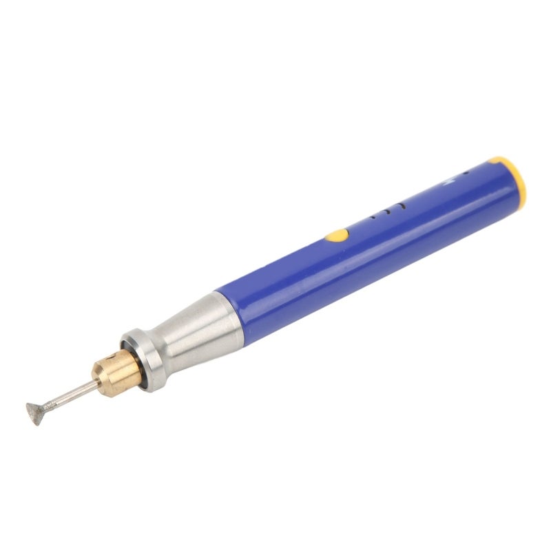 Rechargeable Electric Engraving Pen - Alloy Steel with 9 Grinding Heads - 3 Speed Levels - Low Noise USB Sanding Tool for Electronics Repair - Image 2