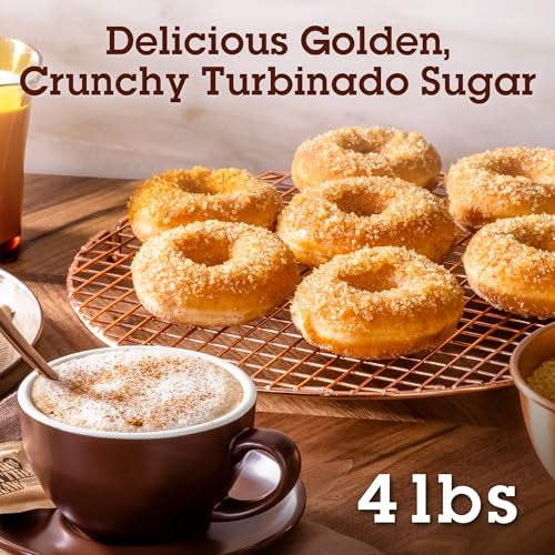IN THE RAW Sugar In The Raw Granulated Turbinado Cane Sugar, No erythritol, Pure Natural Sweetener, Hot & Cold Drinks, Coffee, Cooking, Baking, Vegan, Gluten-Free, Non-GMO, Bulk Sugar, 4lb Bag (1-Pack) - Image 2
