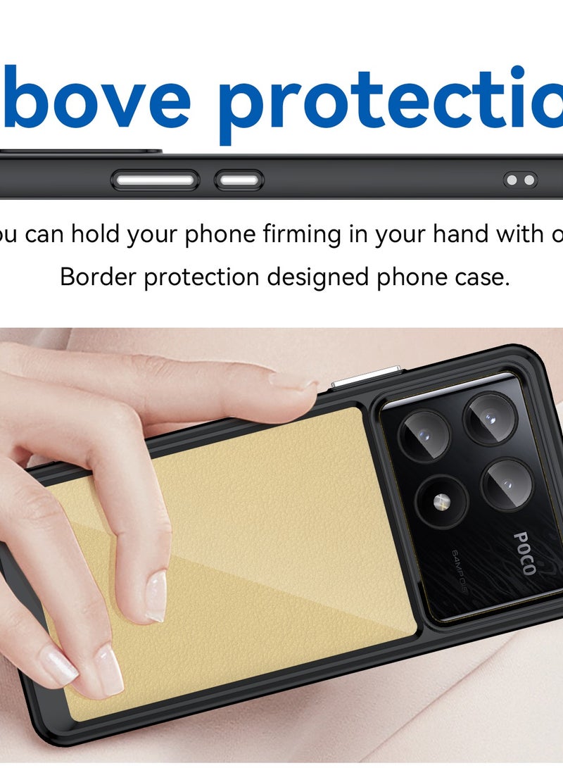 يوارب كينج غطاء حماية لهاتف شاومي بوكو X6 برو 5G اسود - Image 4