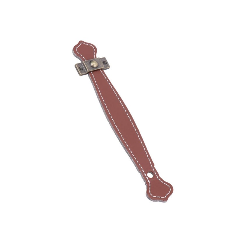 Leather Drawer Pull Handles 19.3 X 2.5 Cm Furniture Cabinet Knobs - Image 2