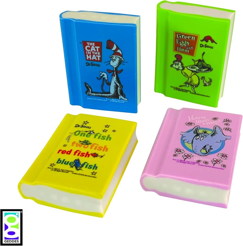 جيديس ريموند 69689 ممحاة كتاب دكتور سوس للأطفال (عبوة من 48 قطعة) - Image 4