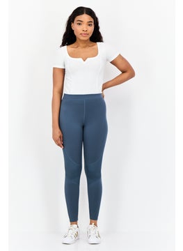 Reebok Women Sportswear Fit Running Leggings, Charcoal  - Image 3