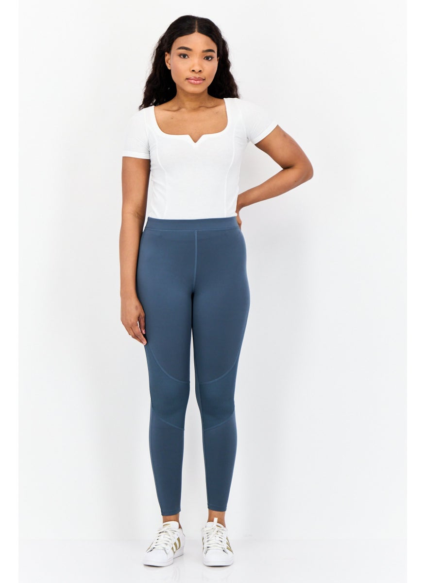 Reebok Women Sportswear Fit Running Leggings, Charcoal  - Image 3