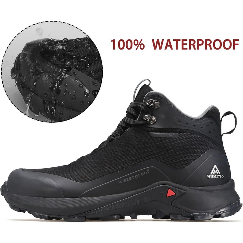 HUMTTO Men's All-Terrain Waterproof Hiking Boots Lightweight Breathable Outdoor Ankle Boots Trekking Hiking - Image 4