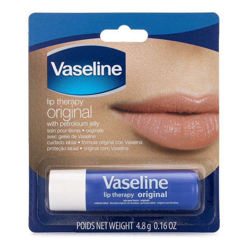 Vaseline Lip Therapy Stick with Petroleum Jelly (Original, 0.16 Ounce (Pack of 2)) - Image 2