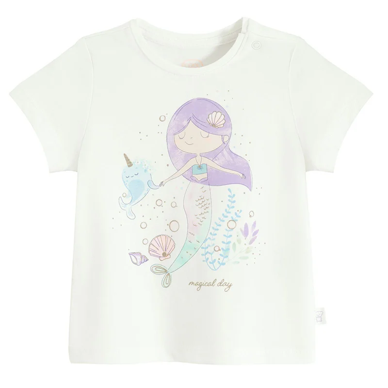 Cool Club by SMYK CREAMY COTTON T-SHIRT S/S