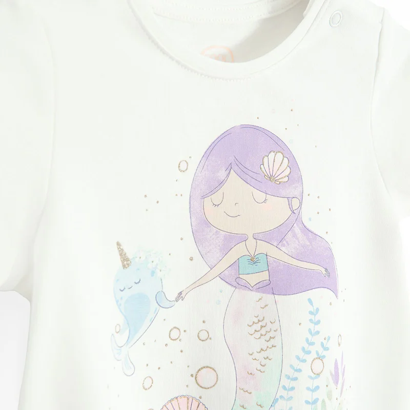 Cool Club by SMYK CREAMY COTTON T-SHIRT S/S