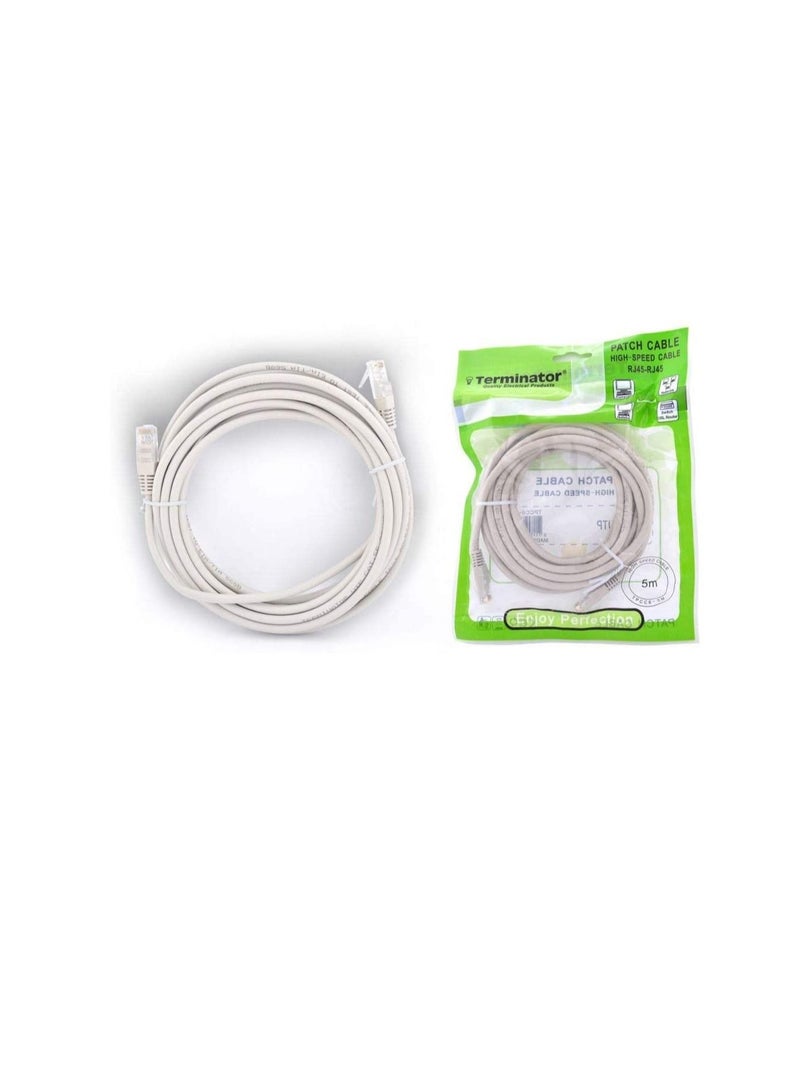 Terminator High speed Patch Cable CAT6 5.0 Meters TPCC 5M  - Image 1