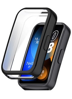 Youque TPU Shockproof Screen Protector Cover Case for Huawei Band 8/Band 9/Band 10 Black  - Image 1
