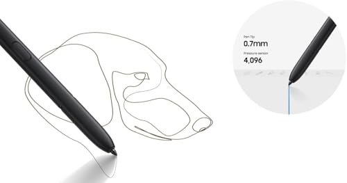 Qenw Galaxy S24 Ultra S Pen Replacement (Without-Bluetooth) for Samsung Galaxy S24 Ultra 5G, Touch Stylus Pen (Dark Gray*2) - Image 4