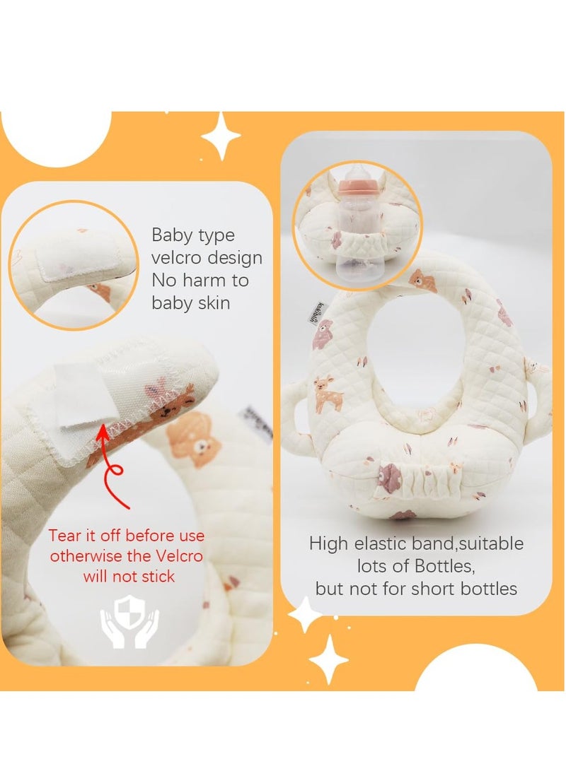 KASTWAVE Baby Bottle Holder Hands Free, Nursing Pillow Support, Baby Self-Feeding Bottle Holder, Newborn Essentials, Baby Self-Help Hands-Free Bottle Holder, Baby Self-Feeding Pad - Image 5