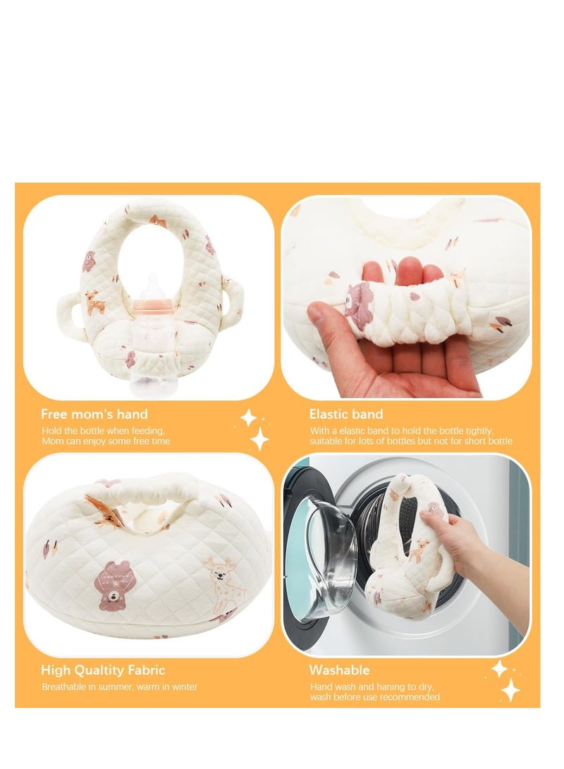 KASTWAVE Baby Bottle Holder Hands Free, Nursing Pillow Support, Baby Self-Feeding Bottle Holder, Newborn Essentials, Baby Self-Help Hands-Free Bottle Holder, Baby Self-Feeding Pad - Image 4
